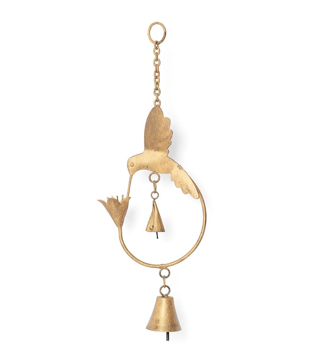 heart bell wind chime