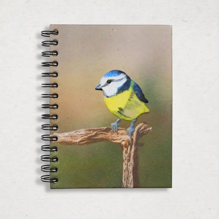 Large Notebook - Bluetit, Sri Lanka