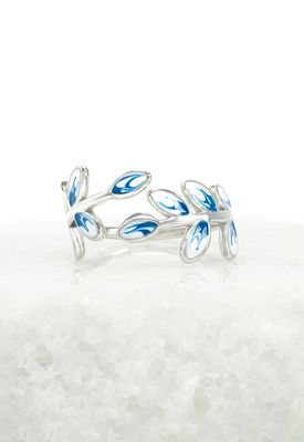 Hope Grows Ring in Silver &amp; Blue, China