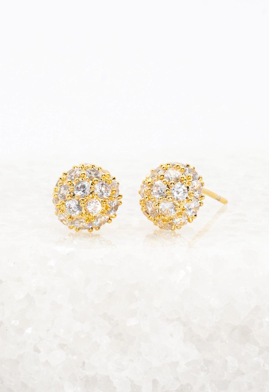 Lustre Bloom Studs in Gold, China