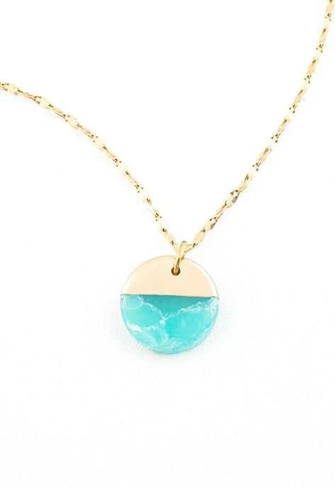 Aqua Refresh Necklace, China