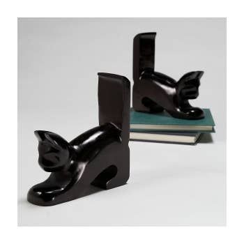 Playful Cat Bookends, India