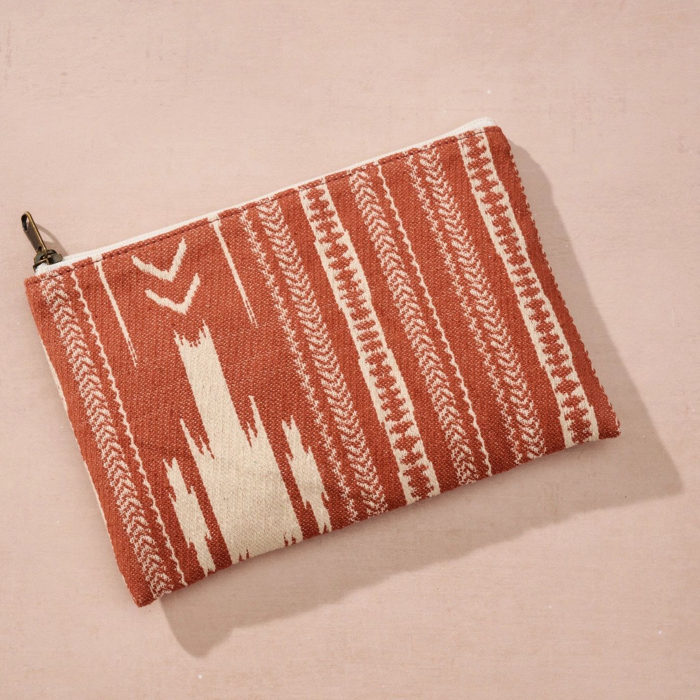 Dhari Drop in Bag - Rust, India