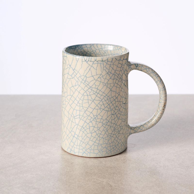 Ciya Blue Crackle Mug, Nepal