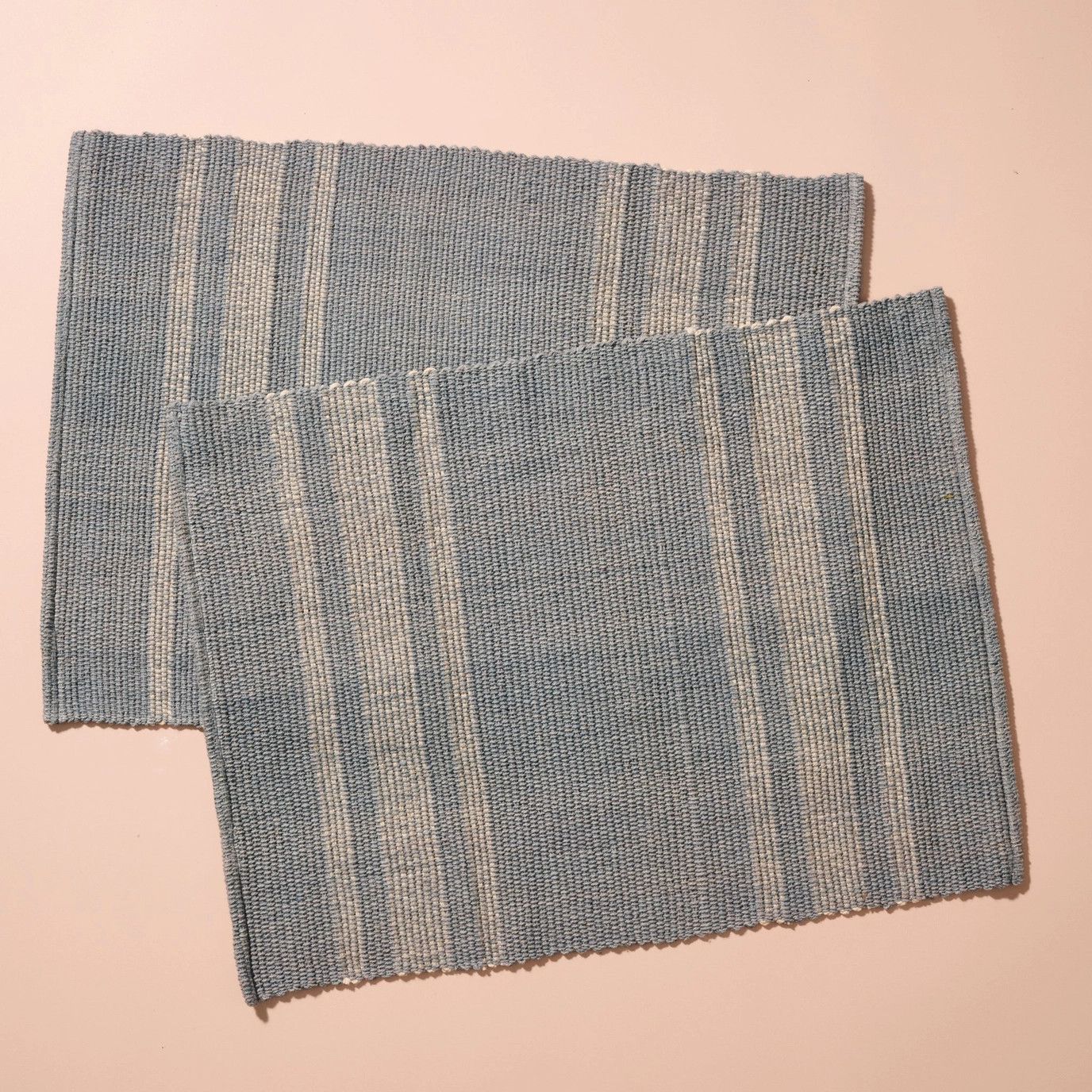 Khairo Handloomed Cotton  Placemat-Set of 2 , India