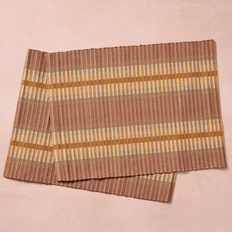 Khana Cotton Placemat Set of 2 - Brown, Nepal
