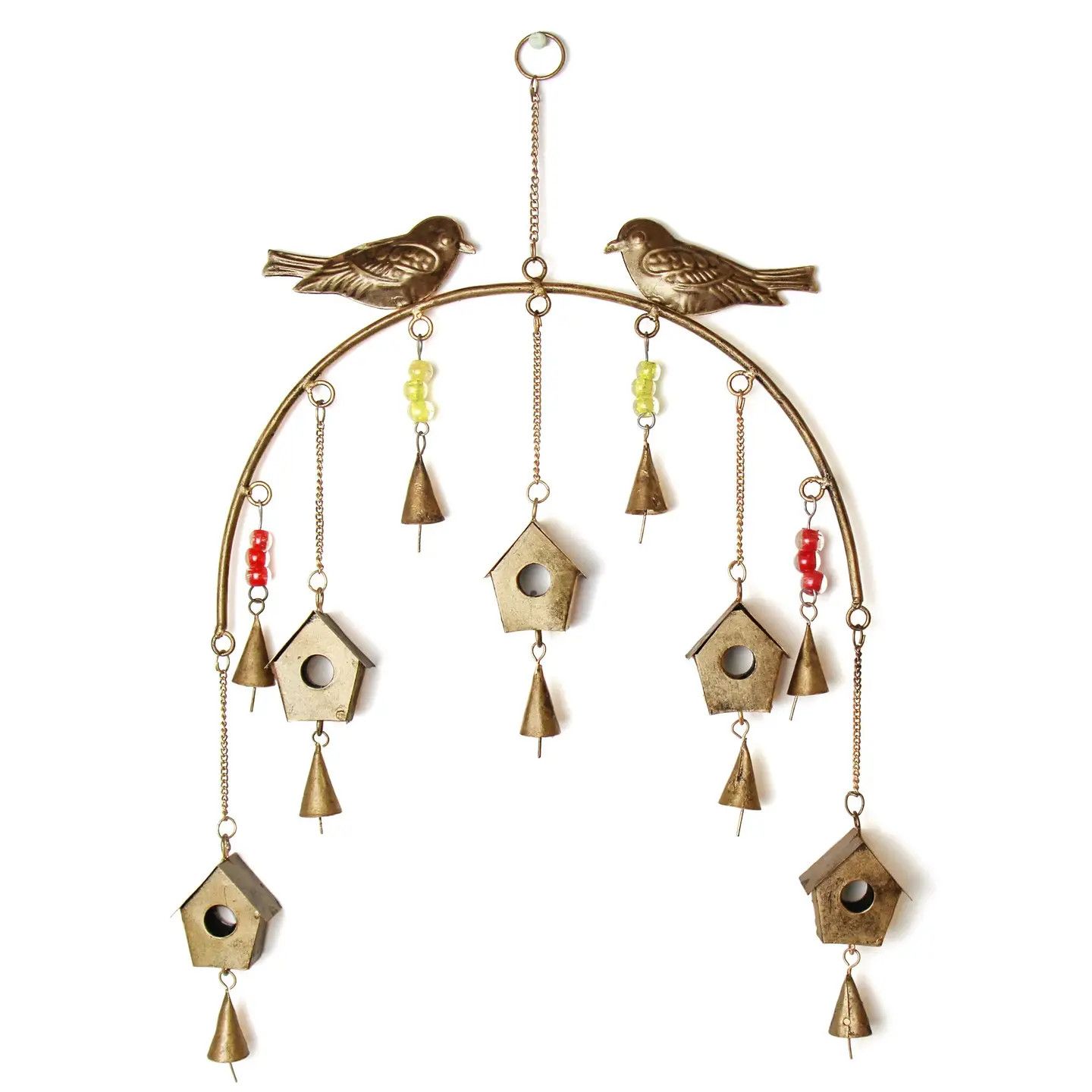 Handcrafted Bird House Chime, India