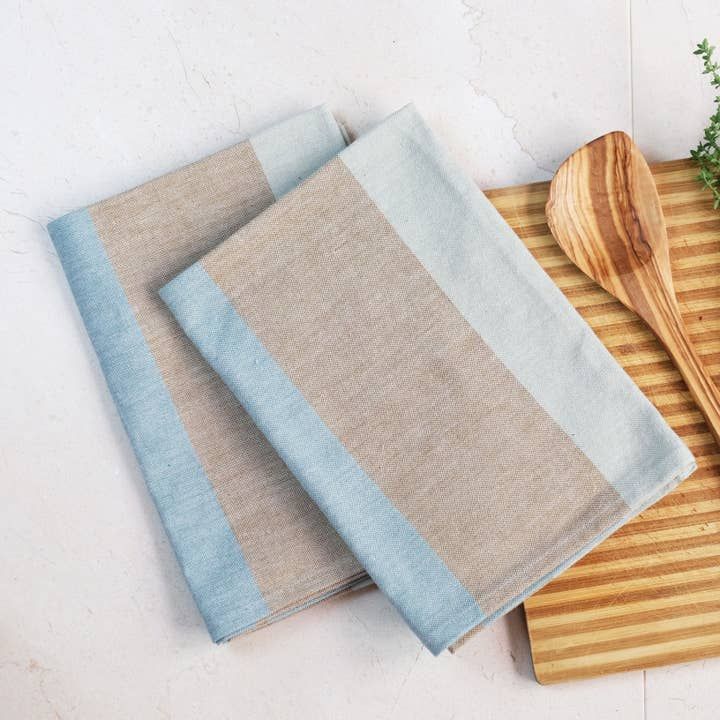 Striped Tea Towel, India