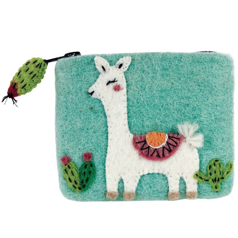 Happy Llama Coin Purse, Nepal