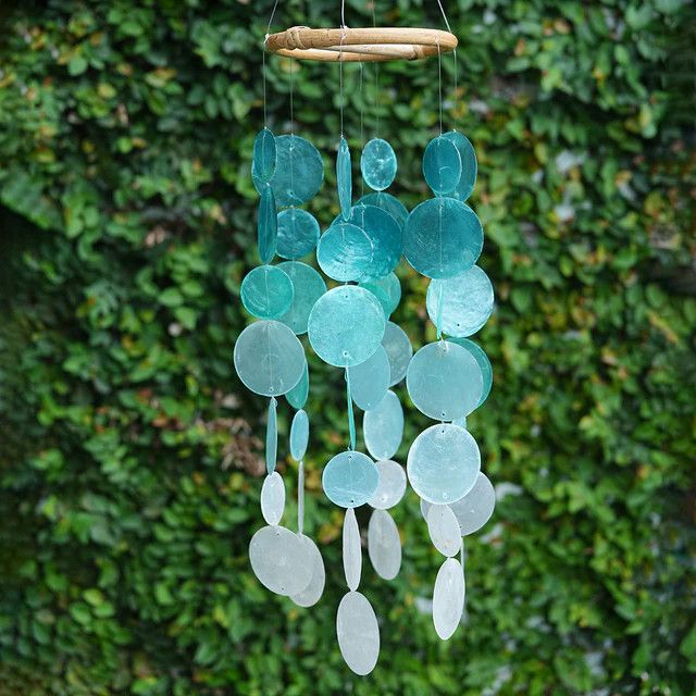 Round Turquoise Ombre Chime-Small, Indonesia