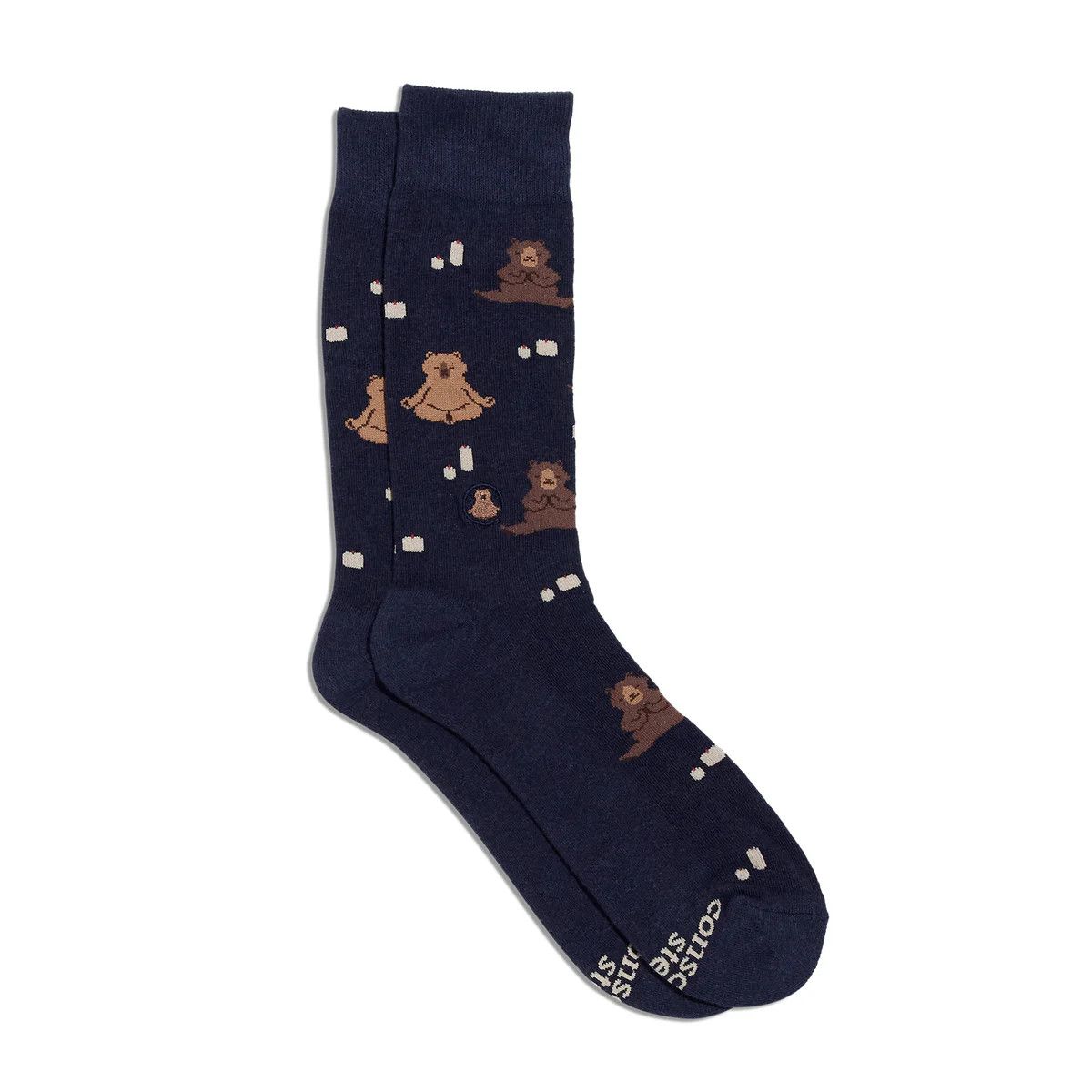 Socks That Support Mental Health, Navy, Small