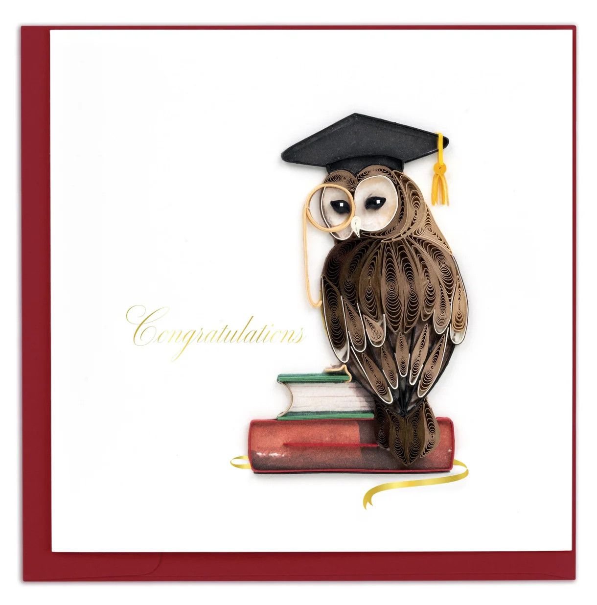 Graduation Owl Quilling Card, Vietnam