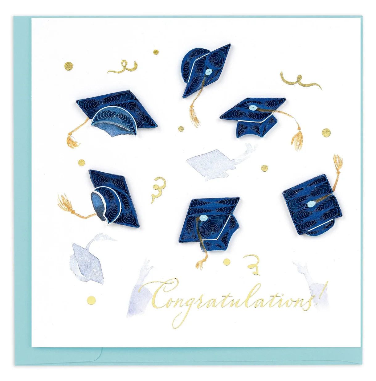 Congrats Grad Caps Quilling Card, Vietnam