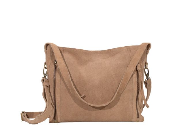 Eco Leather and Suede Hobo Bag, India