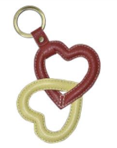 Two Hearts Keychain, India