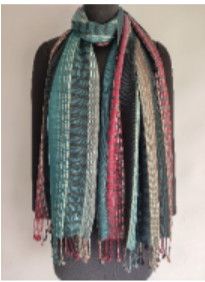 Viscose Stripe Scarf, India