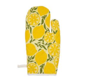 Organic Cotton Oven Mitt Lemons, India