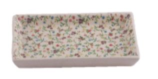 Small Rectangle Flower Platter, India
