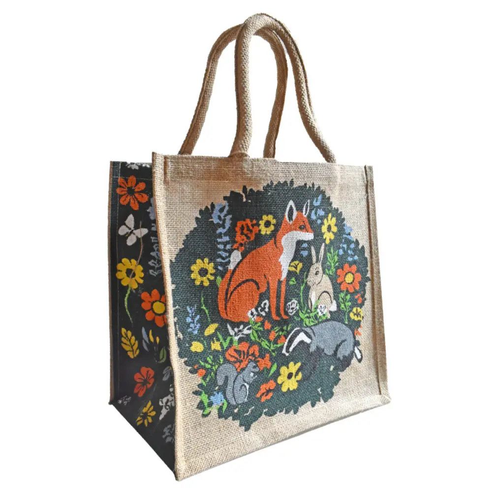 Jute Shopping Bag, Animals, India
