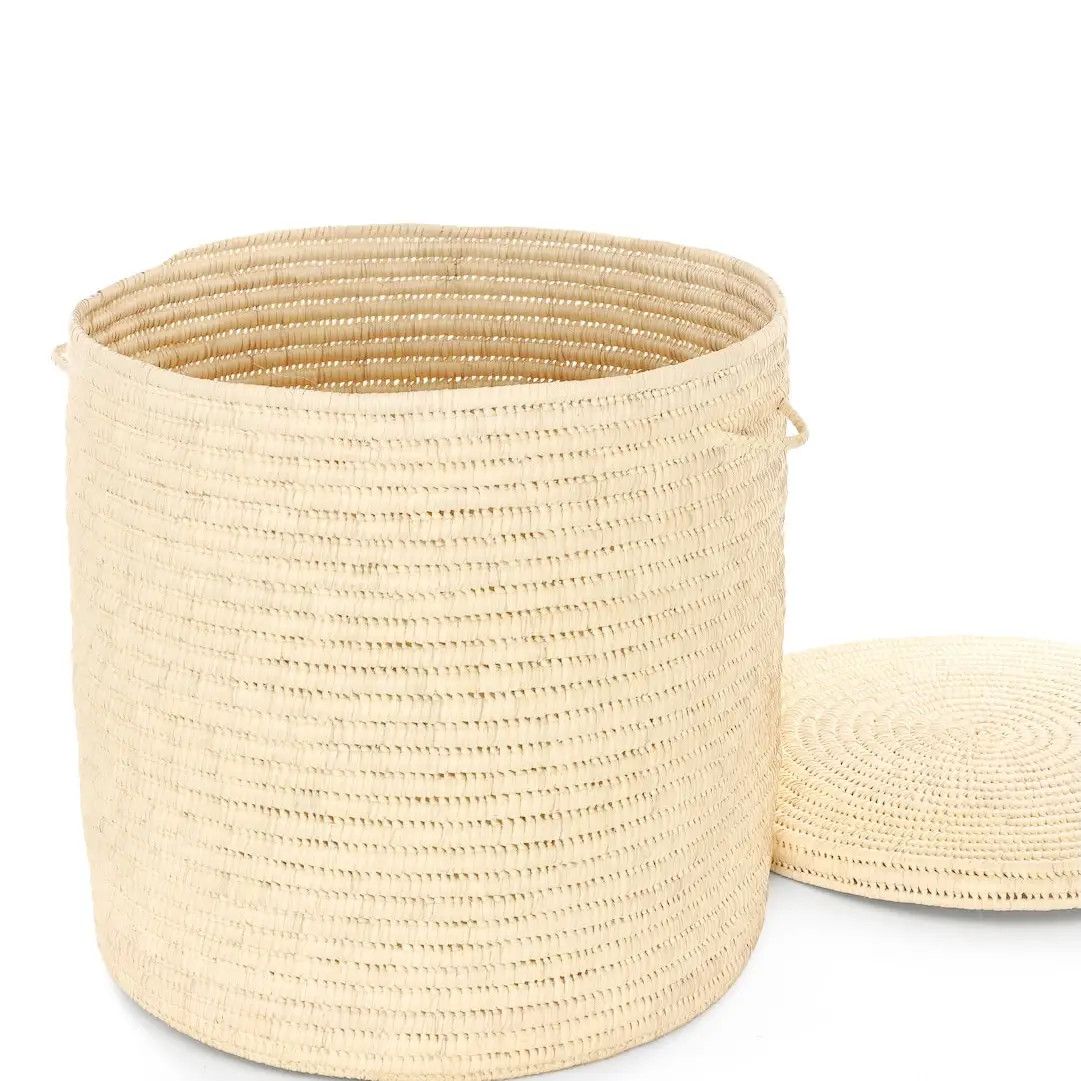 Turkana Lidded Palm Hamper, Kenya