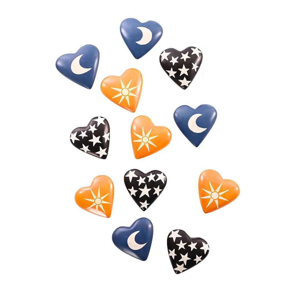 Celestial Soapstone Heart, Kenya
