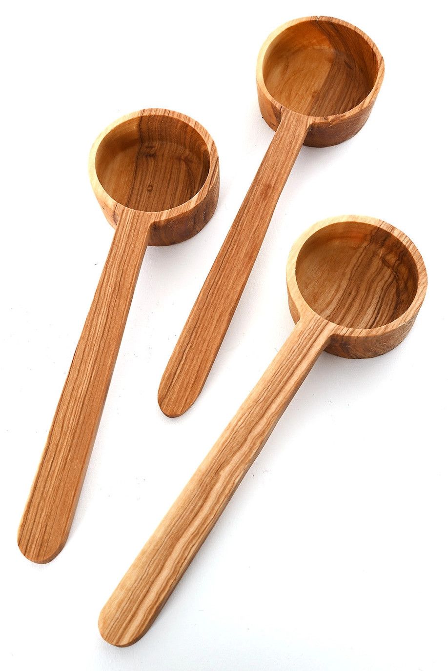 Olive Wood Flat Bottom Scoop, Kenya