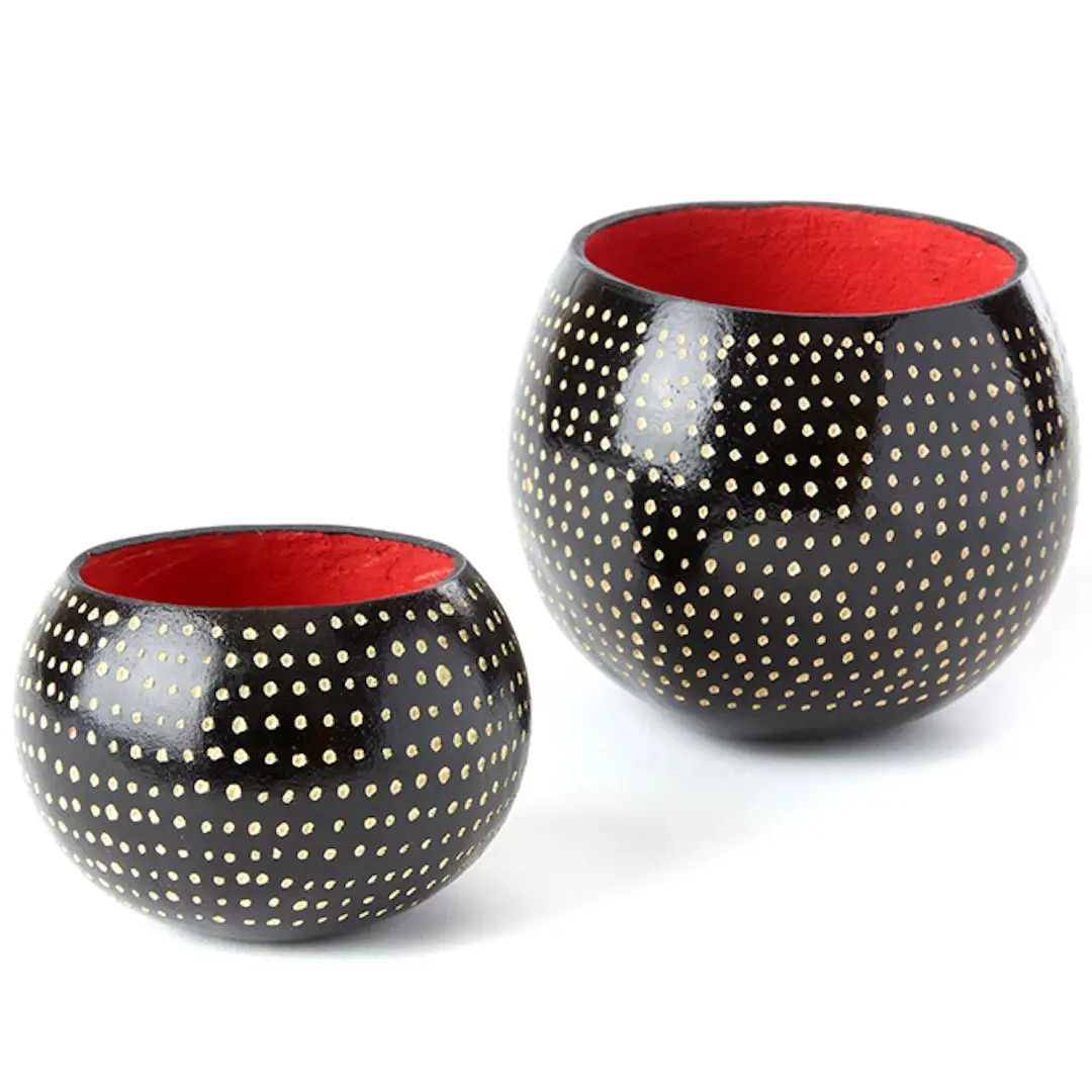 Black Calabash Gourd Cup, Kenya