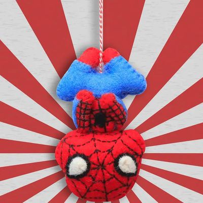 Wall Crawler Felt Ornament, Nepal