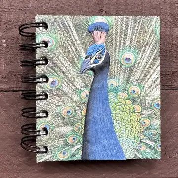Small Notebook - Peacock, Sri Lanka