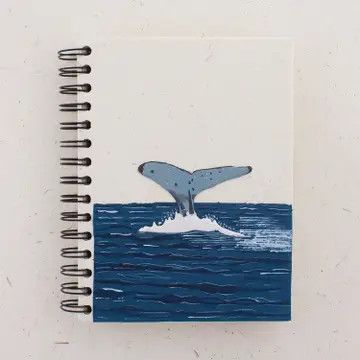 Large Notebook - Whale Tail, Sri Lanka