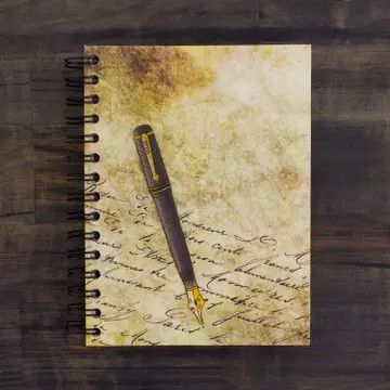 Large Notebook - Writer's Pen, Sri Lanka