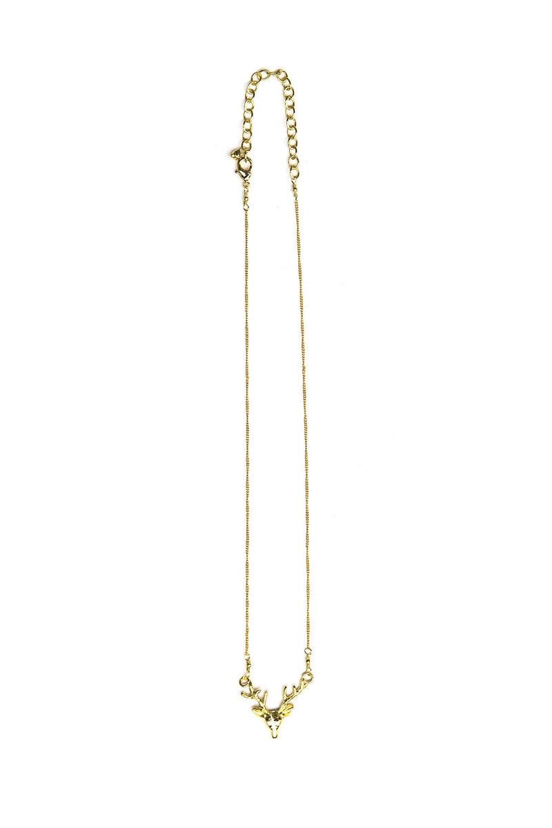 Brass Antlers Necklace, India