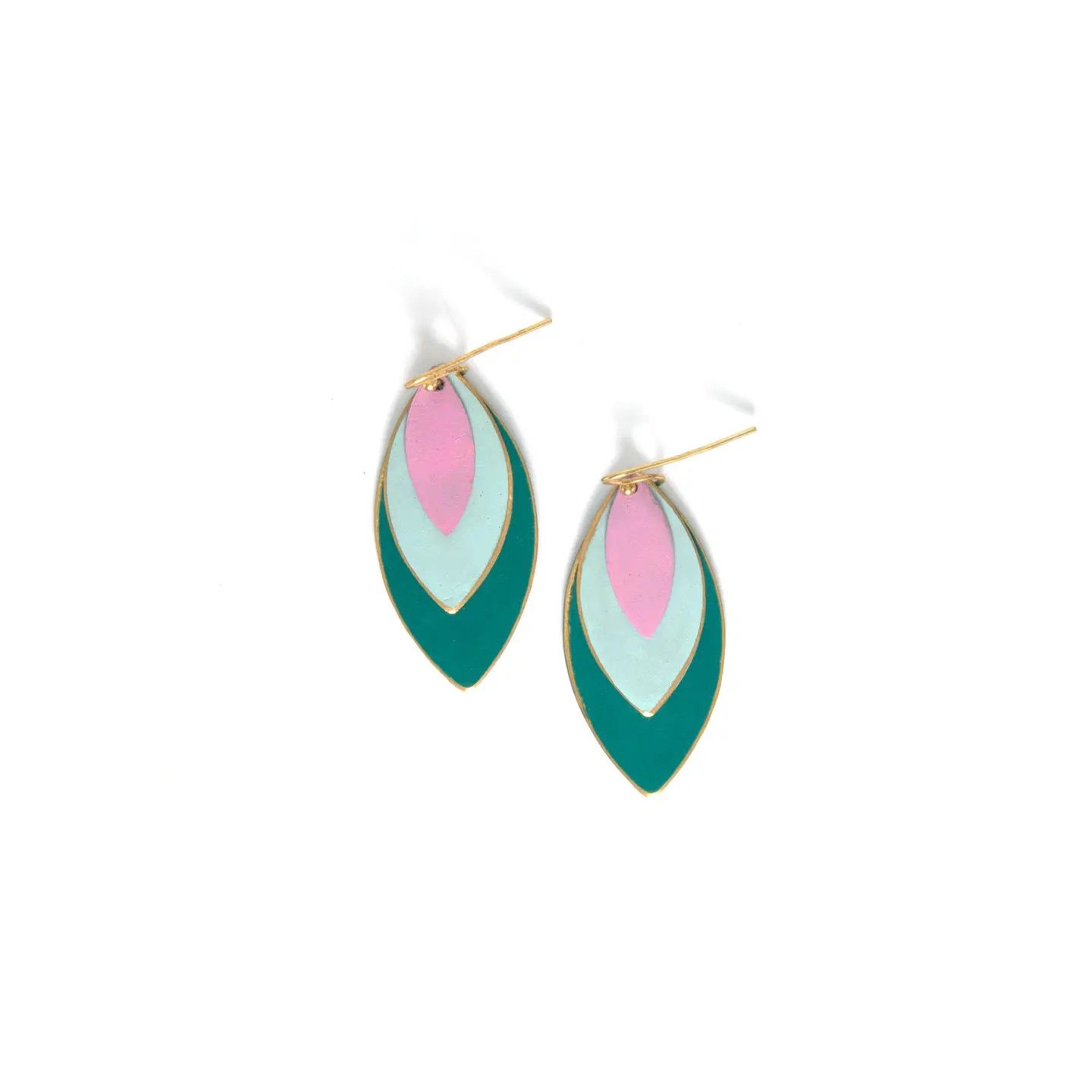 Leaf Tones Earrings, India
