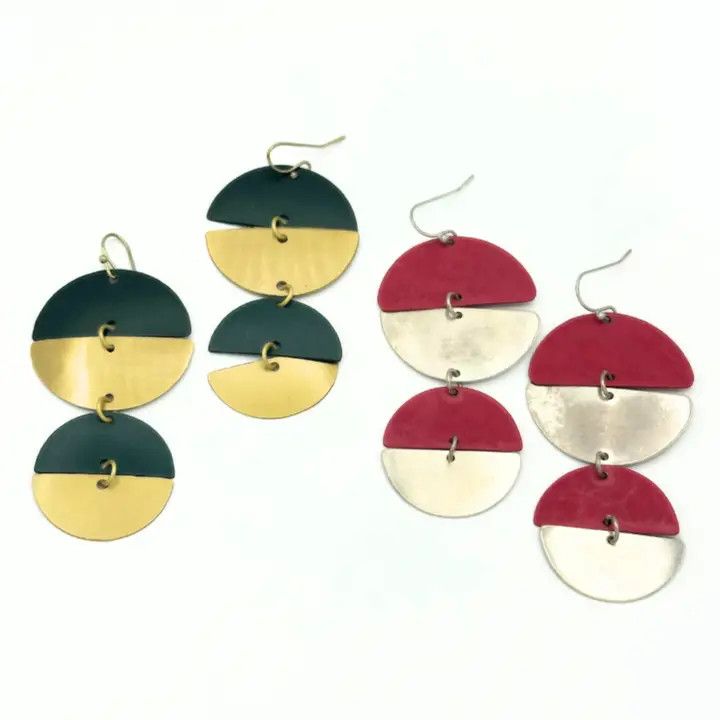 Modern Forest Earrings Silver, India