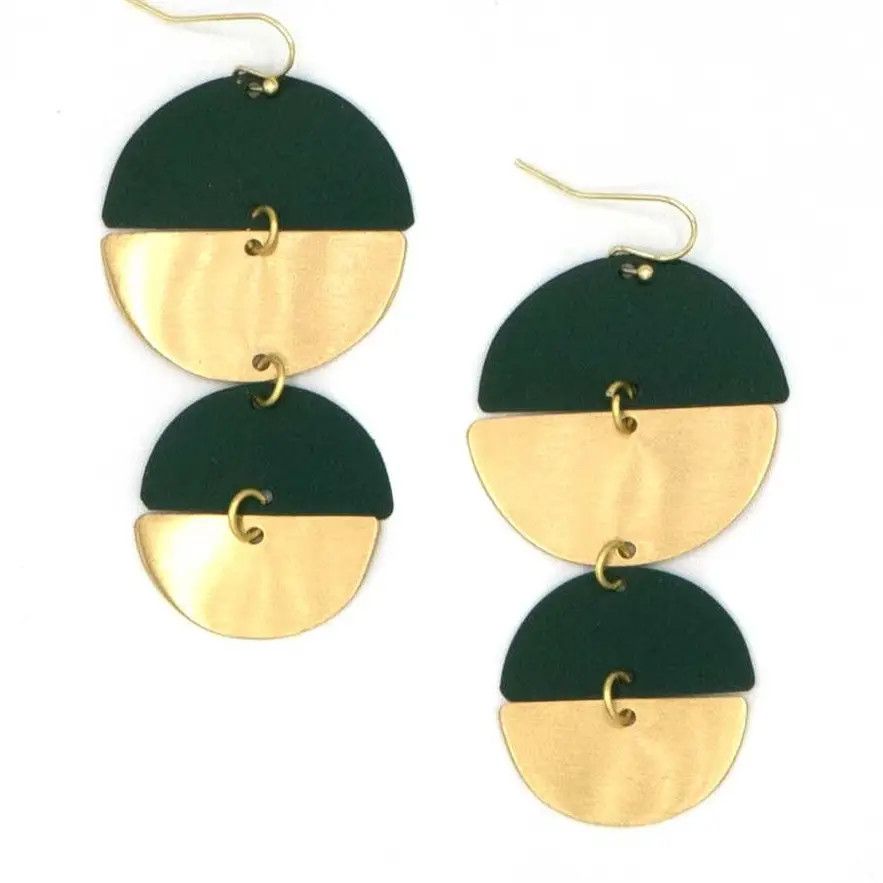 Modern Forest Earrings Gold, India