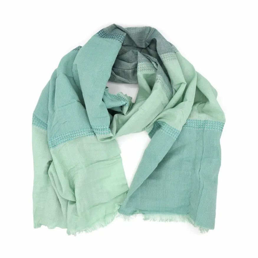 Woven Ocean Block Scarf, Vietnam