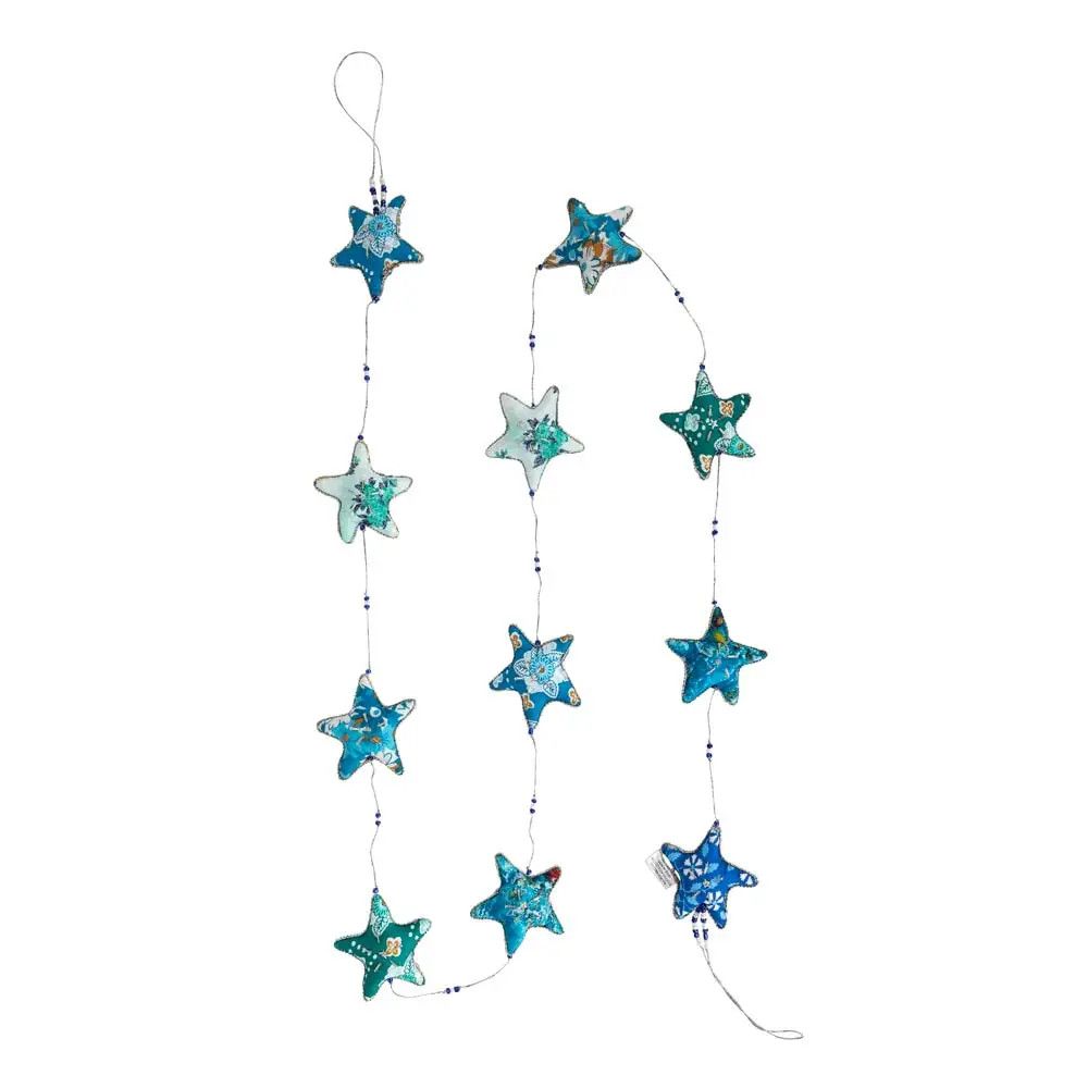 Embroidered Star Garland, India