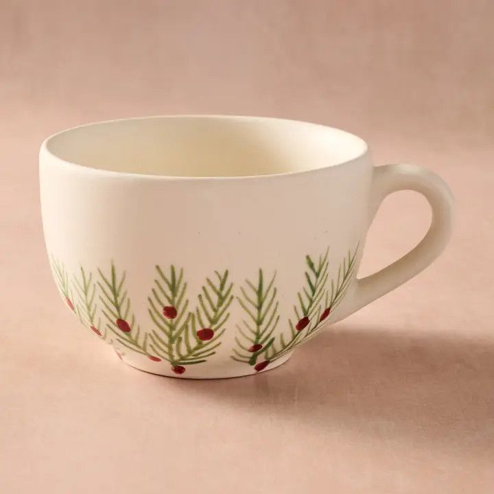 Sardee Holly Oversized Ceramic Mug, India