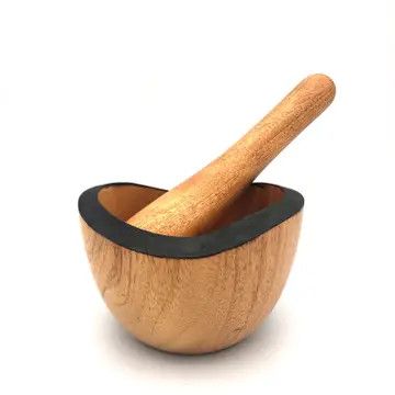 Tropical Hardwood Mortar and Pestle - Short, Nicaragua