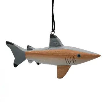 Blacktip Reef Shark Balsa Ornament, Nicaragua