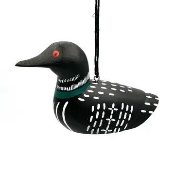 Common Loon Balsa Ornament, Nicaragua