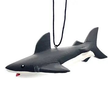 Great White Shark Balsa Ornament, Nicaragua