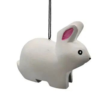 White Rabbit Balsa Ornament, Nicaragua