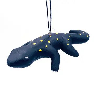 Spotted Salamander Balsa Ornament, Nicaragua