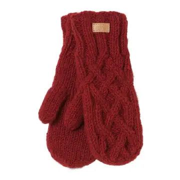 Freya Mittens in Wine, Nepal