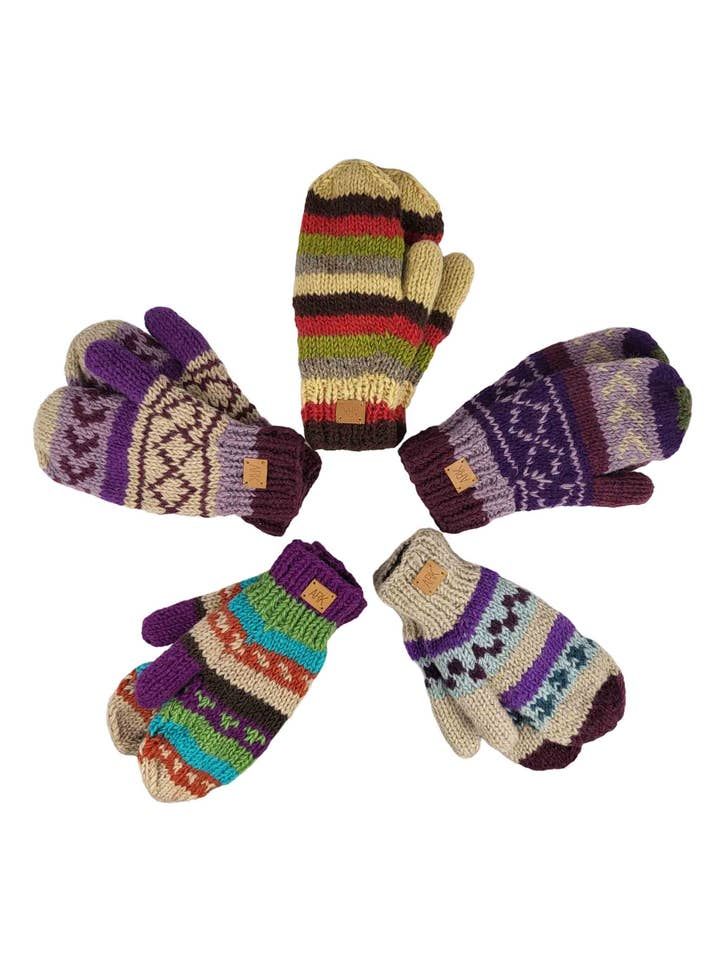 Market Mittens Colourful, Nepal