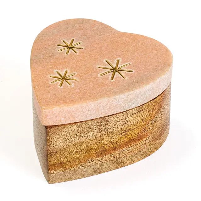 Jaipuri Heart Keepsake Box, India