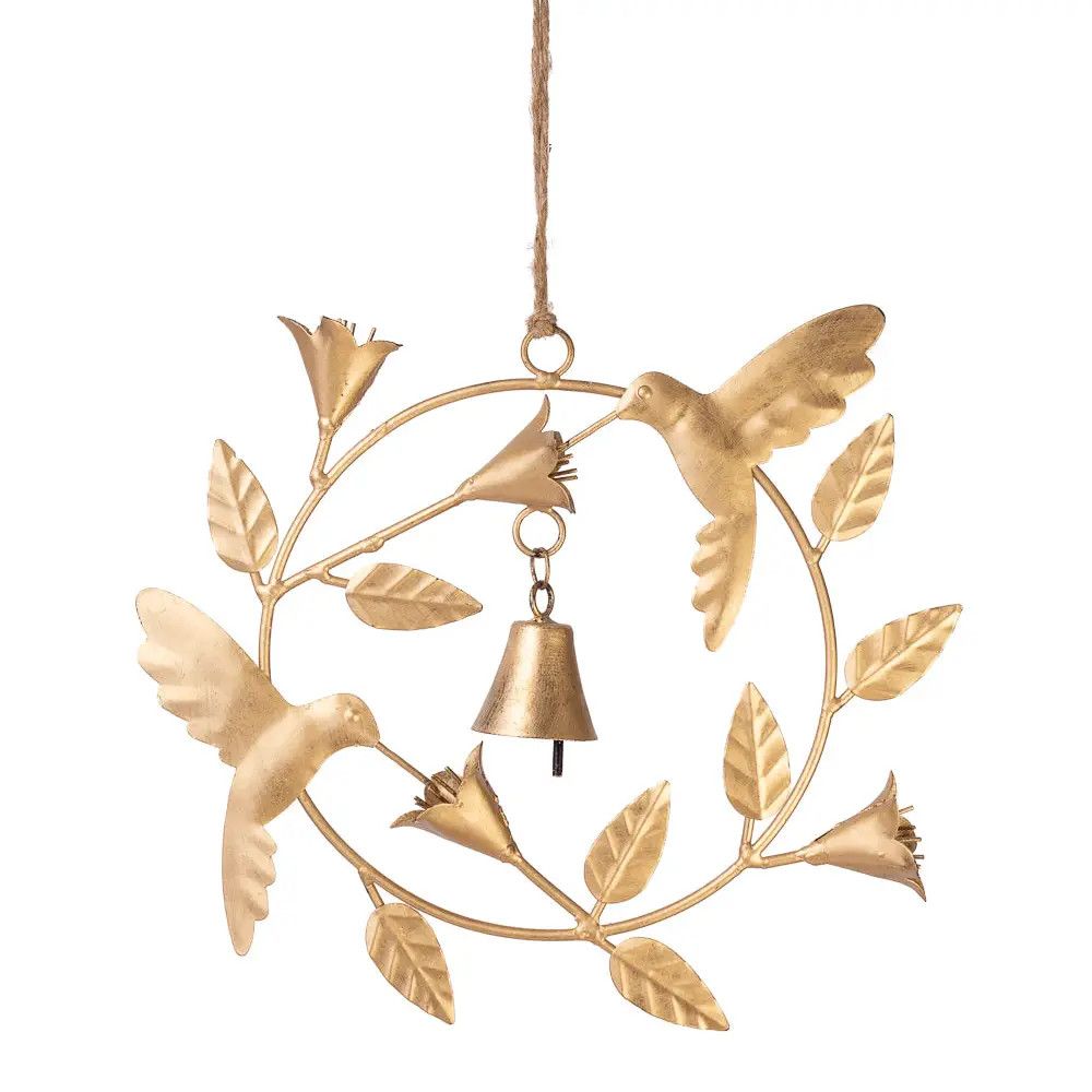 Mitra Hummingbird Wreath Bell Wind Chime, India