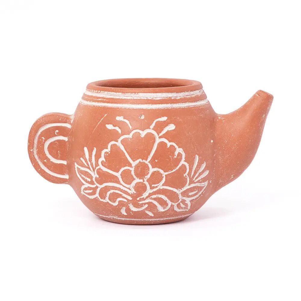 Vasanta Terracotta Teapot Planter, India