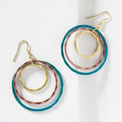 Vitana Cascading Hoops Earrings, India